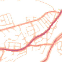 Daytime road noise heatmap for S6 5HW