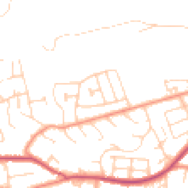 Daytime road noise heatmap for S6 5LJ