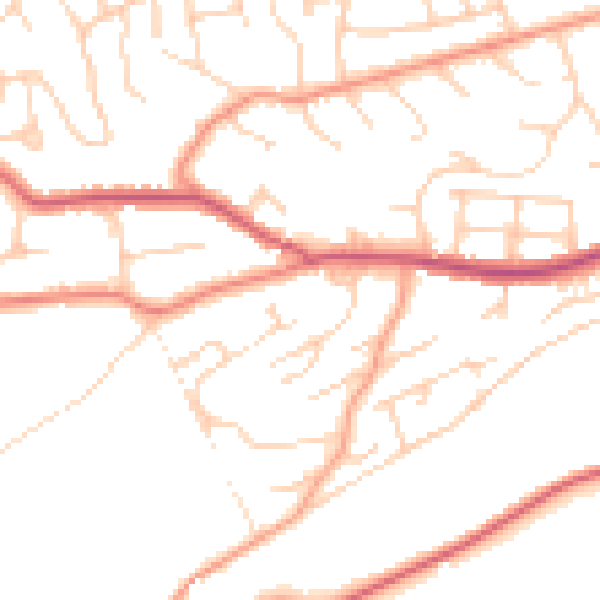 Daytime road noise heatmap for S6 5QR