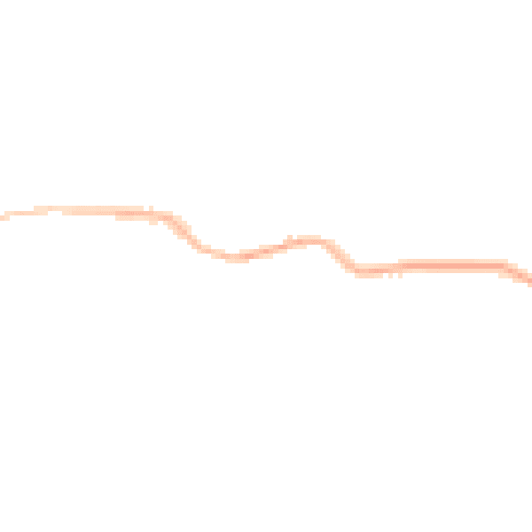 Night-time road noise heatmap for S6 6AH