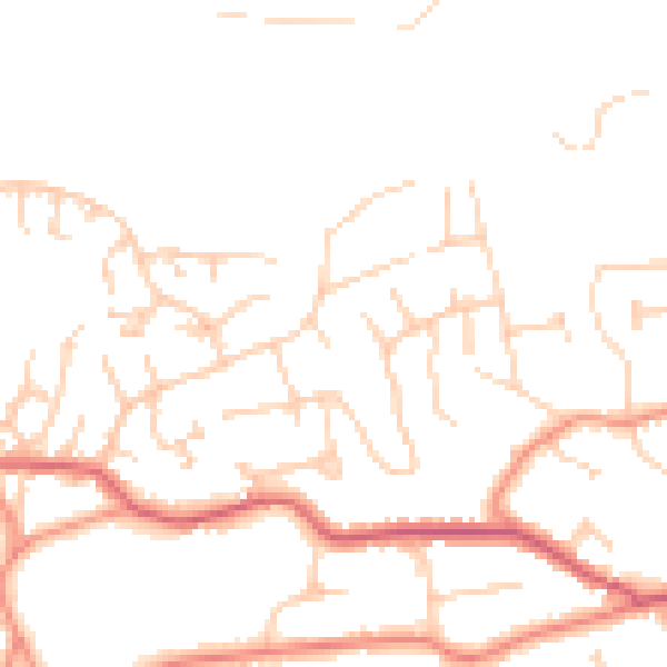 Daytime road noise heatmap for S6 6AY