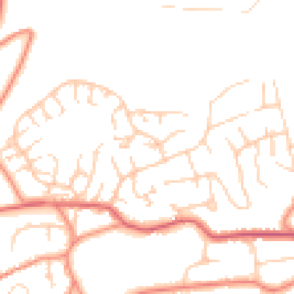 Daytime road noise heatmap for S6 6ET