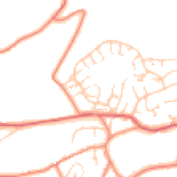 Daytime road noise heatmap for S6 6EY