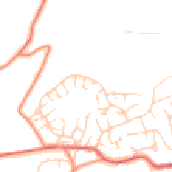 Daytime road noise heatmap for S6 6FN