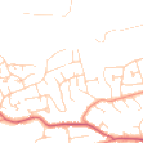 Daytime road noise heatmap for S6 6FT