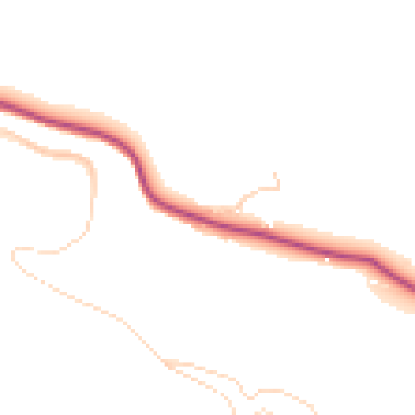 Daytime road noise heatmap for S6 6GD