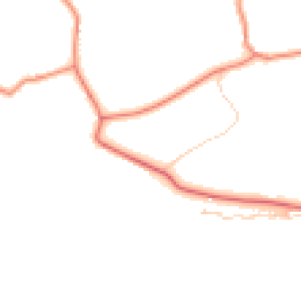Daytime road noise heatmap for S6 6GU