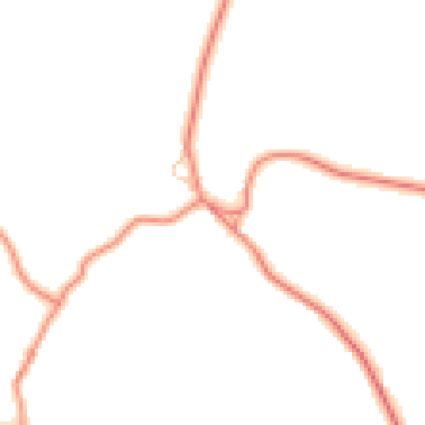 Daytime road noise heatmap for S6 6LG