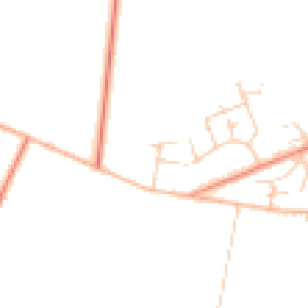 Daytime road noise heatmap for S6 6RF