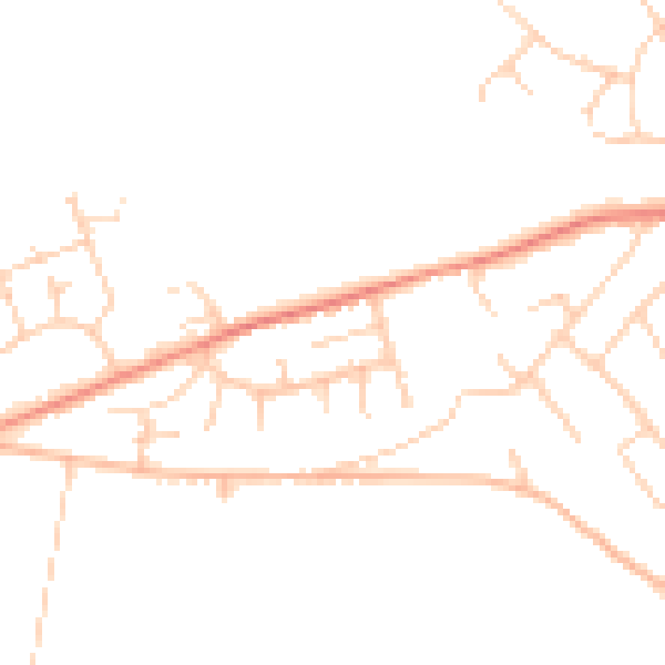 Daytime road noise heatmap for S6 6TA