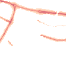 Night-time road noise heatmap for S61 1AG