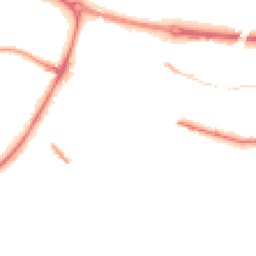 Night-time road noise heatmap for S61 1AW