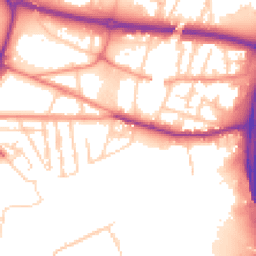 Daytime road noise heatmap for S61 1AZ