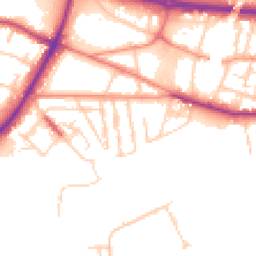 Daytime road noise heatmap for S61 1BG