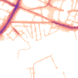 Daytime road noise heatmap for S61 1BH