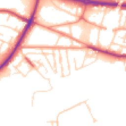 Daytime road noise heatmap for S61 1BJ