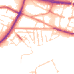 Daytime road noise heatmap for S61 1BL