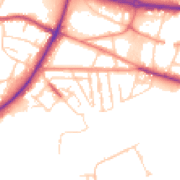 Daytime road noise heatmap for S61 1BP