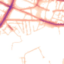 Daytime road noise heatmap for S61 1BQ