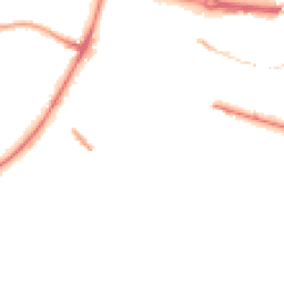 Night-time road noise heatmap for S61 1BW