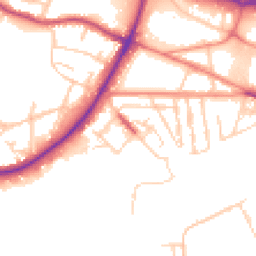 Daytime road noise heatmap for S61 1DL