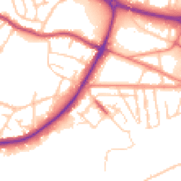Daytime road noise heatmap for S61 1DP