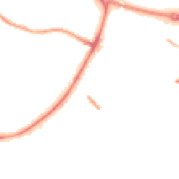 Night-time road noise heatmap for S61 1DS