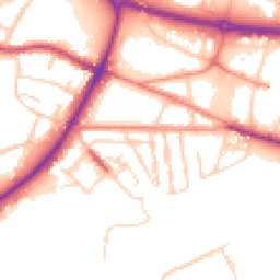 Daytime road noise heatmap for S61 1DX