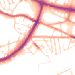 Daytime road noise heatmap for S61 1DZ