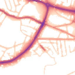 Daytime road noise heatmap for S61 1EA