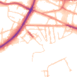 Daytime road noise heatmap for S61 1EG