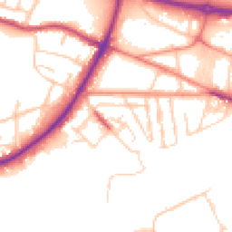 Daytime road noise heatmap for S61 1EJ