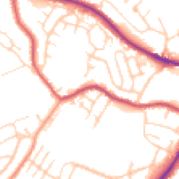Daytime road noise heatmap for S61 1EN
