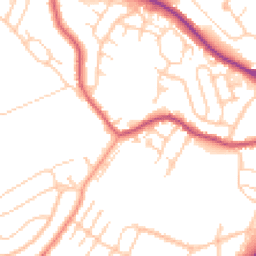 Daytime road noise heatmap for S61 1EP