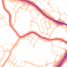 Daytime road noise heatmap for S61 1EW