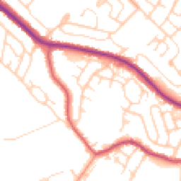 Daytime road noise heatmap for S61 1NP