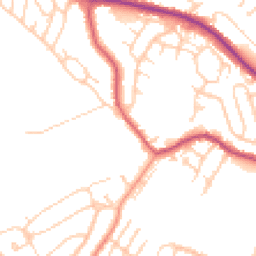 Daytime road noise heatmap for S61 2BH