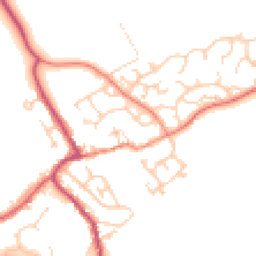Daytime road noise heatmap for S61 2FA