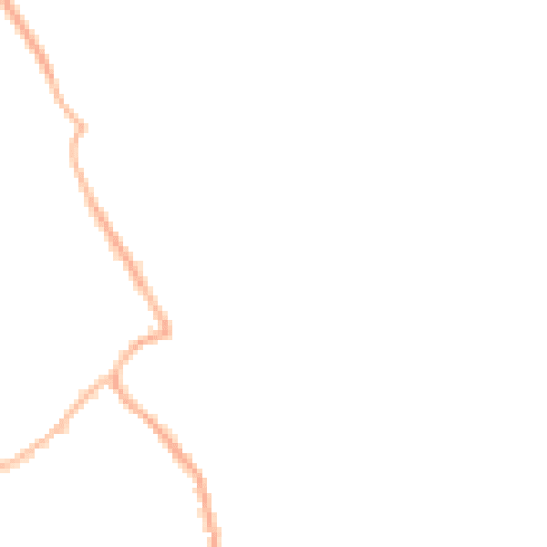 Night-time road noise heatmap for S61 2FA