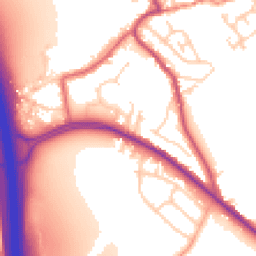 Daytime road noise heatmap for S61 2FG