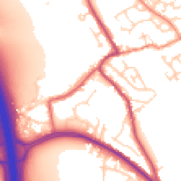 Daytime road noise heatmap for S61 2FJ