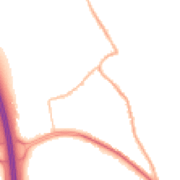 Night-time road noise heatmap for S61 2FJ