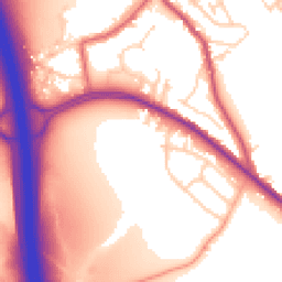 Daytime road noise heatmap for S61 2FQ