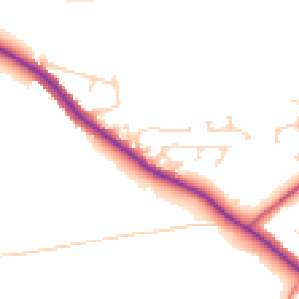 Daytime road noise heatmap for S61 2NY
