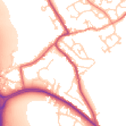 Daytime road noise heatmap for S61 2PJ