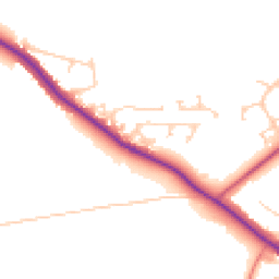 Daytime road noise heatmap for S61 2QZ