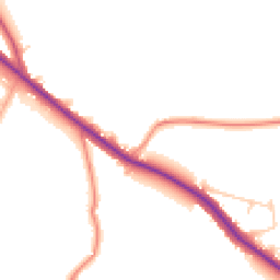 Daytime road noise heatmap for S61 2RG