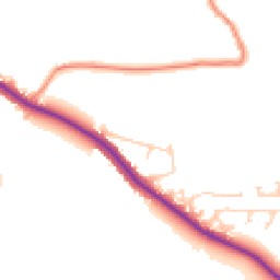 Daytime road noise heatmap for S61 2SU