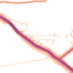 Daytime road noise heatmap for S61 2SW