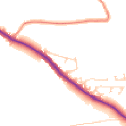 Daytime road noise heatmap for S61 2SX